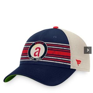 NWT Fanatics MLB Los Angeles LA Angels Red White Blue Baseball Snapback Hat Cap